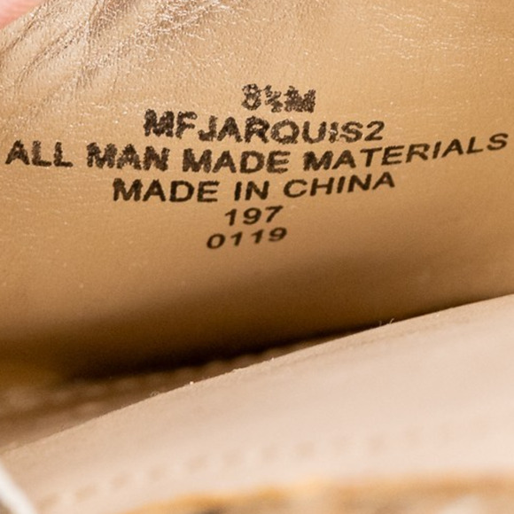 Marc Fisher Women's 8.5 Jarquis Espadrille Leather Sandal Light Gold Ankle Strap - Picture 5 of 6